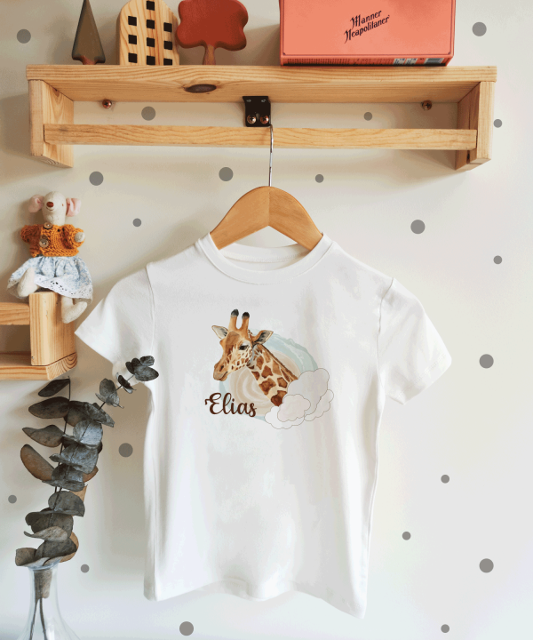 Zürafa Desenli Çocuk T-shirt
