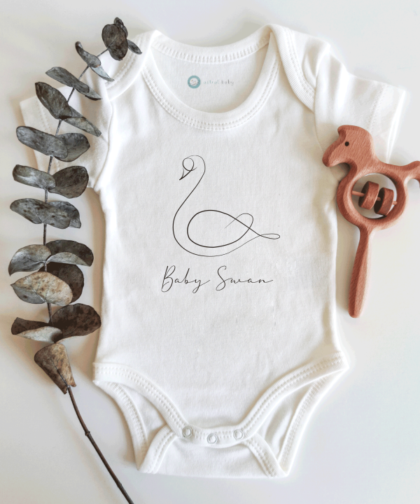 Baby Swan Kısa / Uzun Kol Çıtçıtlı Bebek Body
