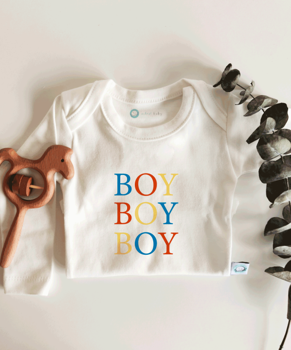 Boy Boy Boy Kısa / Uzun Kol Çıtçıtlı Bebek Body