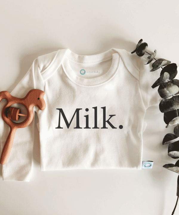 Milk Kısa / Uzun Kol Çıtçıtlı Bebek Body