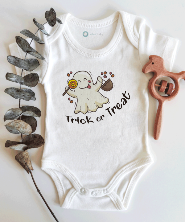 Trick or Treat Kısa / Uzun Kol Çıtçıtlı Bebek Body