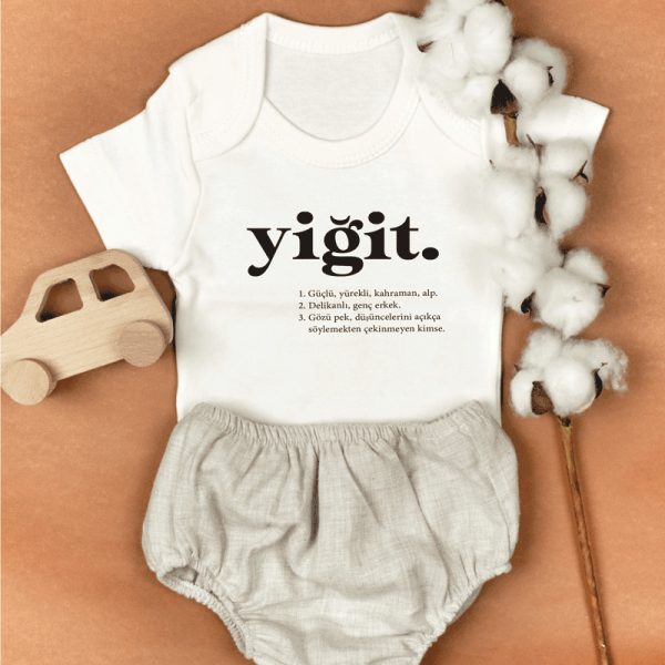 İsim ve Anlamı Kişiye Özel Kısa / Uzun Kol Çıtçıtlı Bebek Body